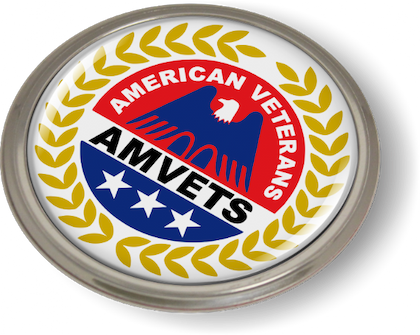 AMVETS American Veterans 3D Emblem